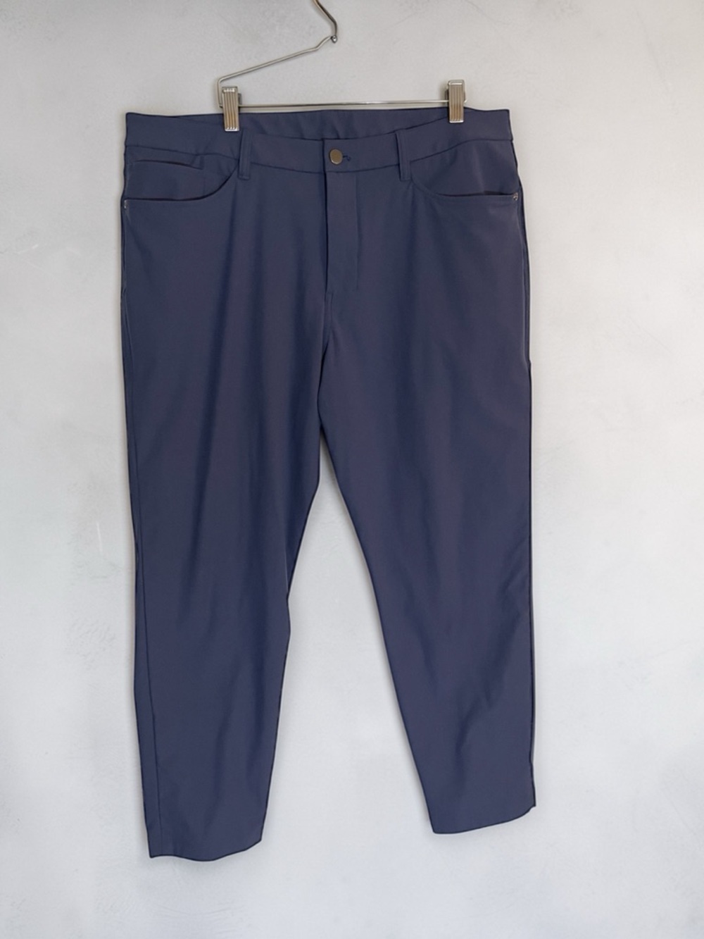 Lululemon Men’s ABC Classic Slim Pants Size 36 Tech Stretch 5-Pocket Blue